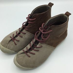 Keen high top sneakers, brown and beige U.S 7